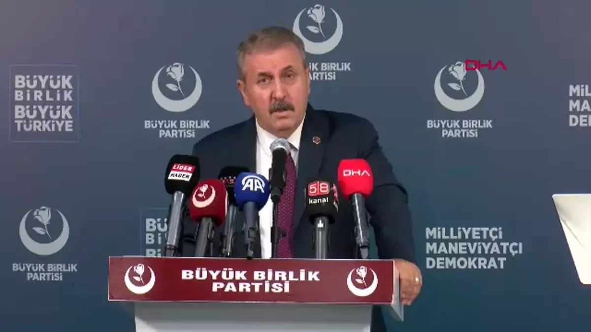 Mustafa Destici: Muhalefet Erken Seçim Çağrılarına Mecburen ‘Evet’ Diyecek