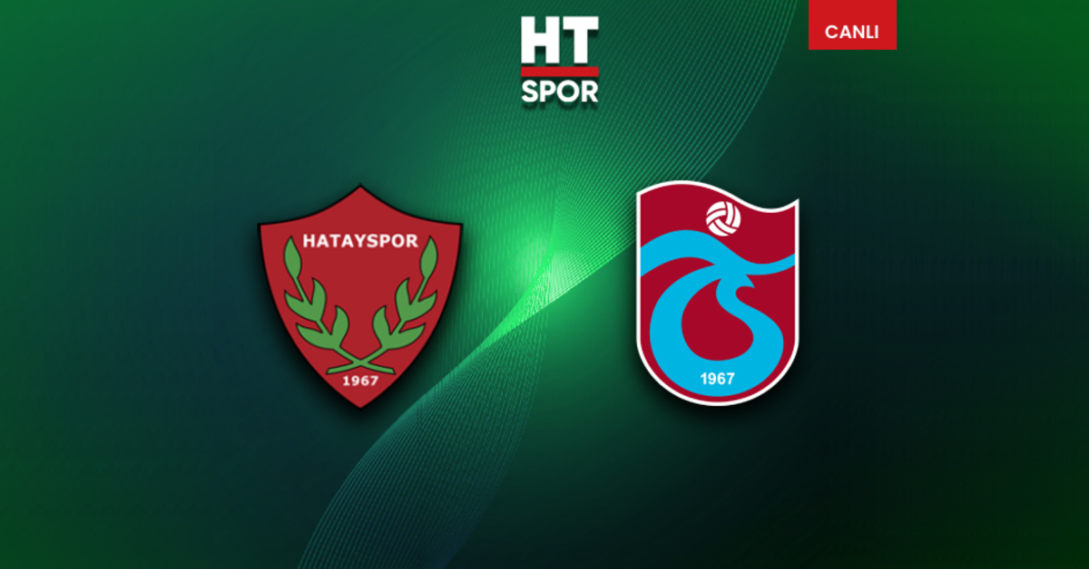 Hatayspor – Trabzonspor maçı CANLI YAYIN
