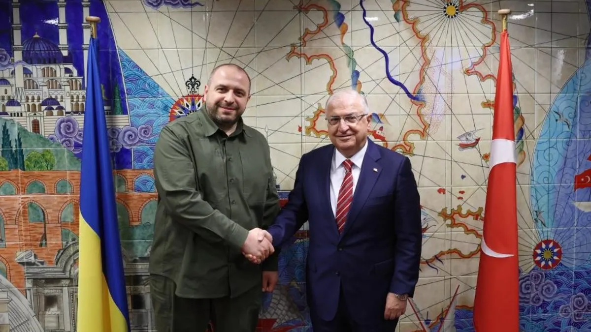Milli Savunma Bakanı Güler, Ukrayna Savunma Bakanı Umerov ile görüştü