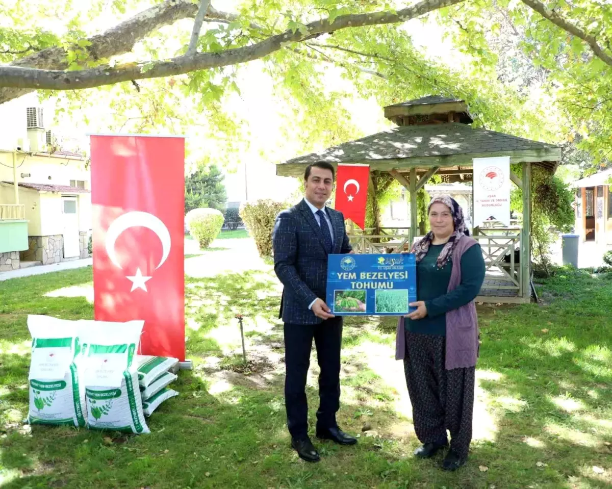 Uşak’ta Üreticilere 24,2 Ton Yem Bezelyesi Dağıtıldı