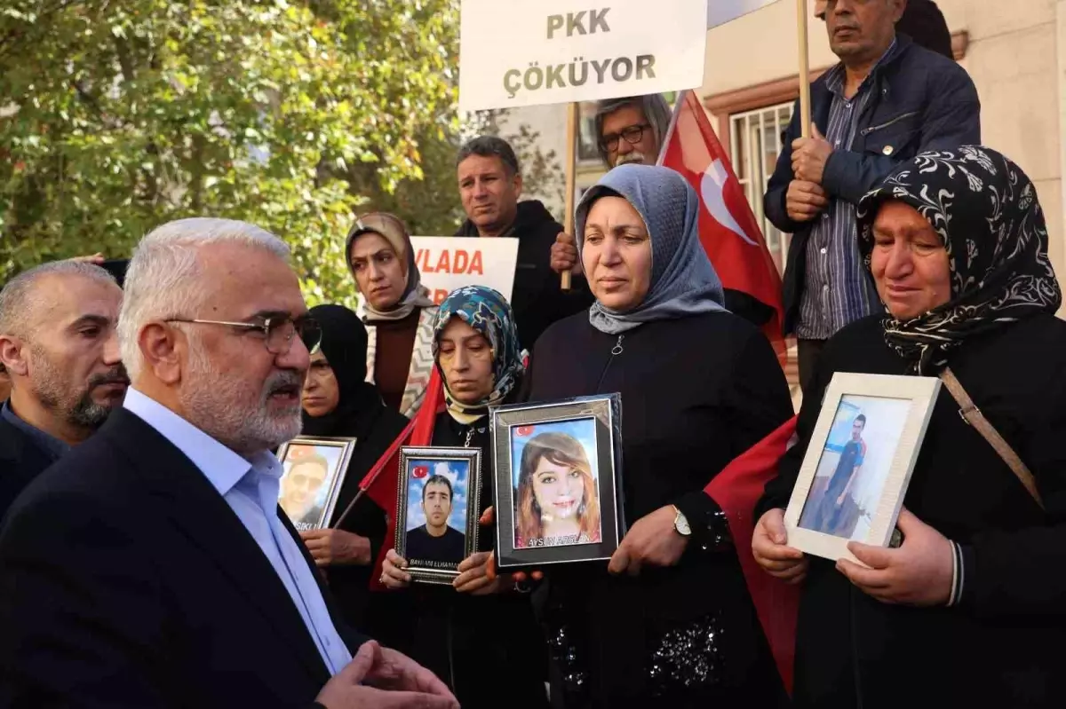 Yapıcıoğlu’ndan Evlat Nöbetine Destek