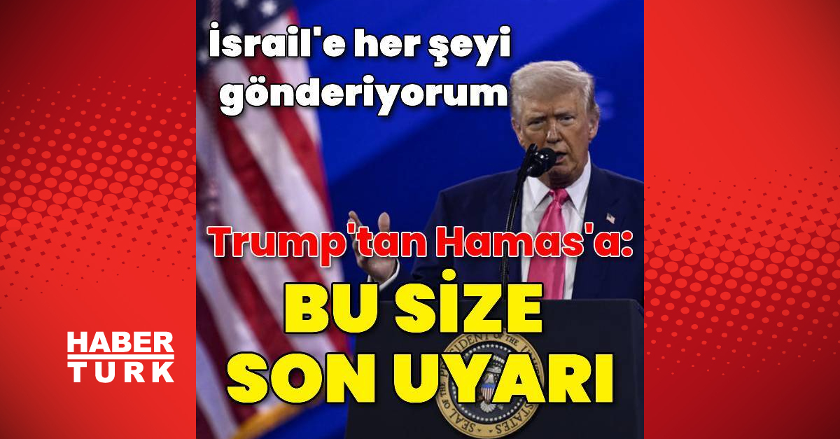 ABD Başkanı Trump: İsrail’e her şeyi gönderiyorum
