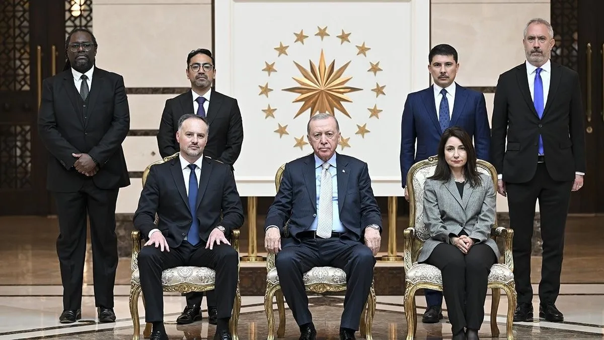 Başkan Erdoğan 5 ülkenin büyükelçisini kabul etti